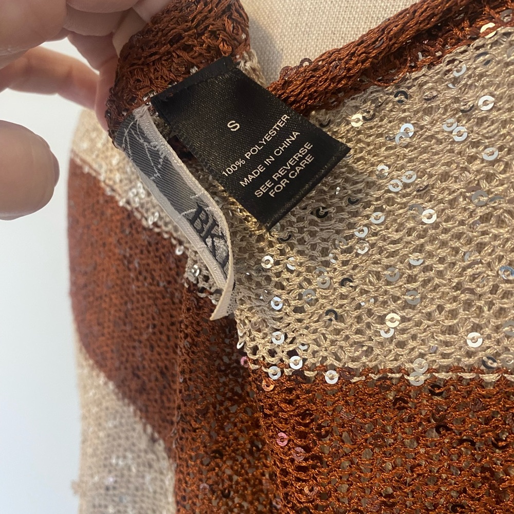 Bke - Fun Sequin Sparkle Top Size:Small - image 6